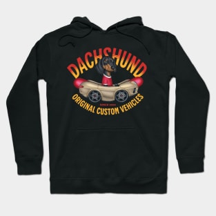 Original Custom Dachshund Vehicles Hoodie